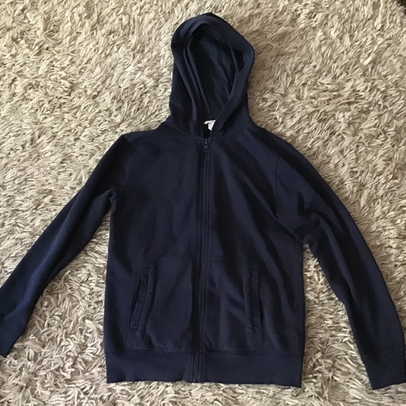 H&M Navy Boys Zip Up Top - Picture 1 of 1